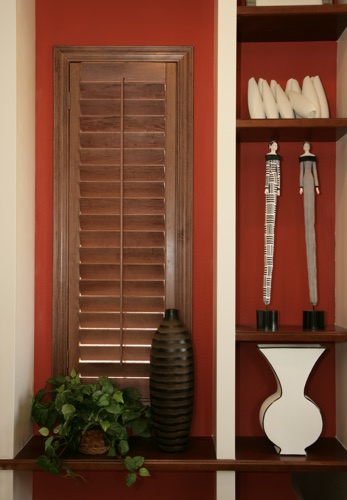 Fort Myers wood shutter shelving